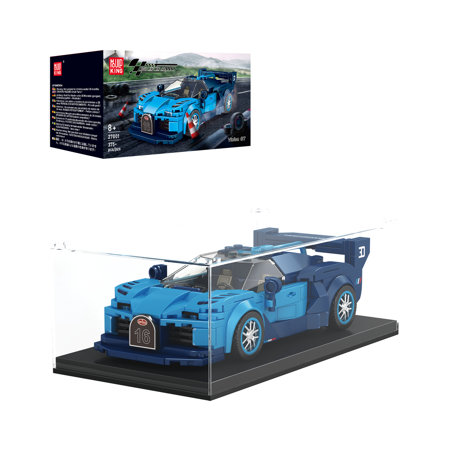 Mould King 27001 The Vision GT Mini Sports Car Building Set | 336 PCS
