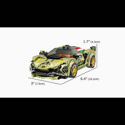 Mould King 27003 Italian Bull Sian Sports Car Model Buidling Set | 333 PCS