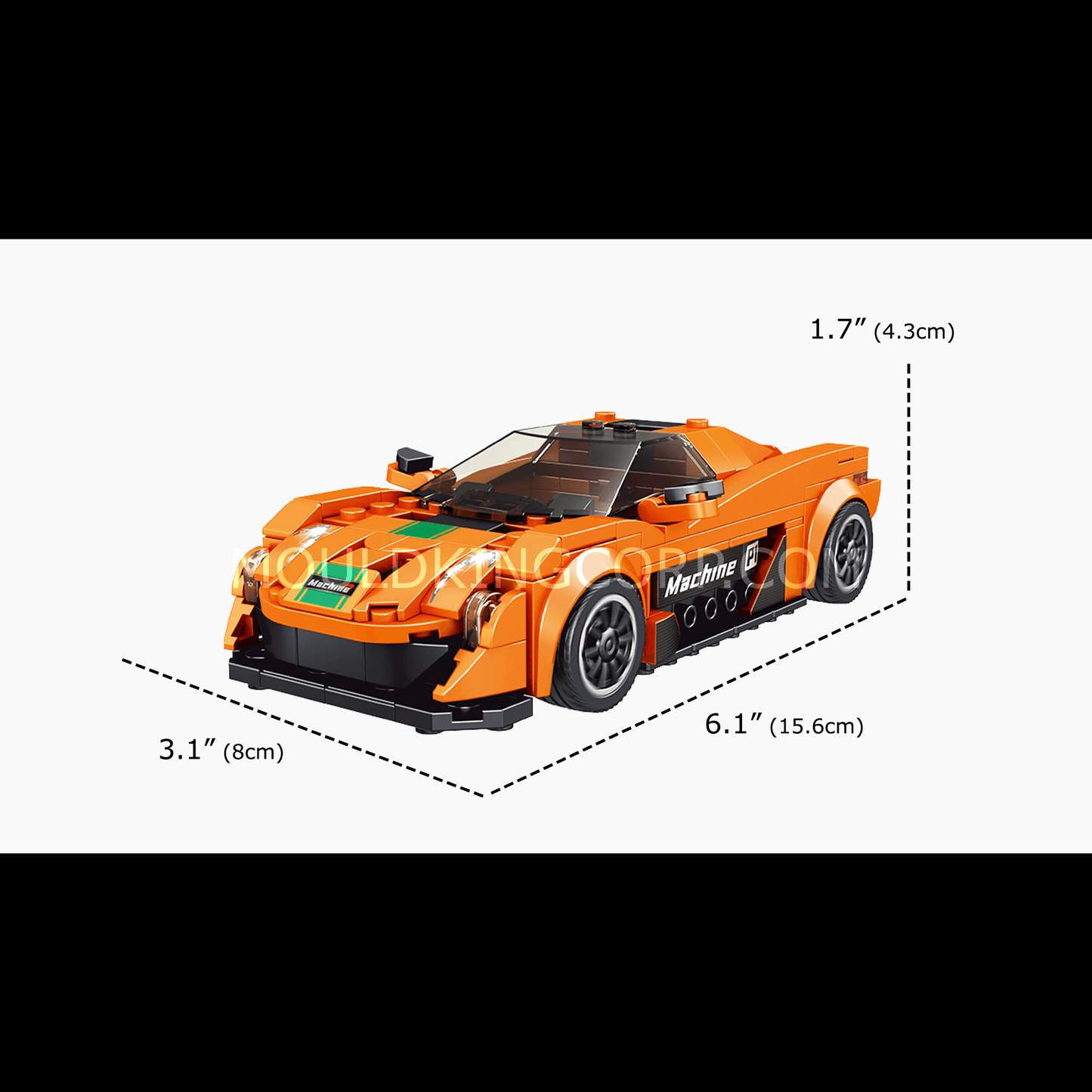 Mould King 27004 The Mini P1 Sports Car Building Set | 306 PCS