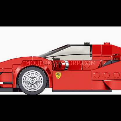 Mould King 27006 The 488 GTB Mini Sports Car Building Set | 329 PCS