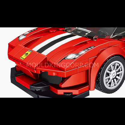 Mould King 27006 The 488 GTB Mini Sports Car Building Set | 329 PCS