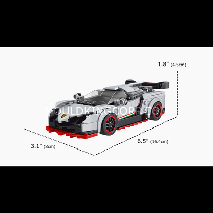 Mould King 27007 The Veneno Mini Sports Car Building Set | 398 PCS
