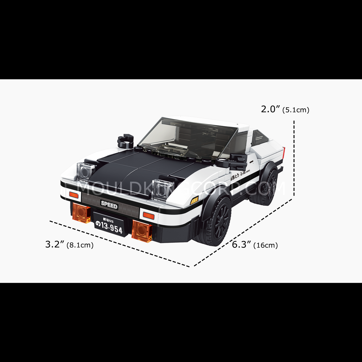 Mould King 27013S The AE86 Mini Sports Car Building Set | 427 Pcs