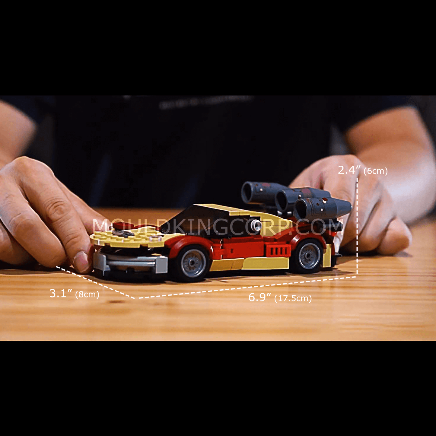 Mould King 27017 Aland Airship Landspeeder Model Car to Build | 302 PCS
