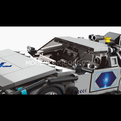Mould King 27019 DeLorean Time Machine Model Car to Build | 392 PCS