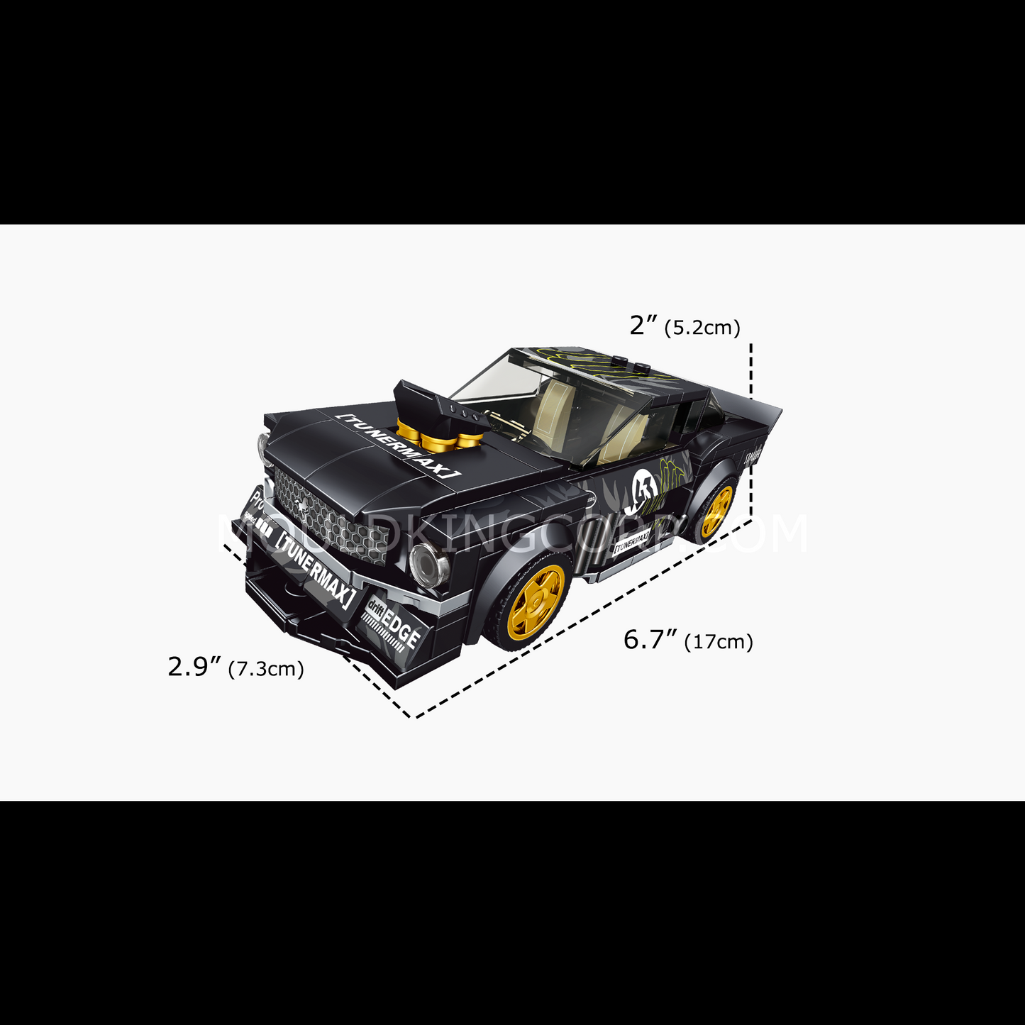 Mould King 27024S No. 1965 Mustang Car Model Building Set | 414 Pcs