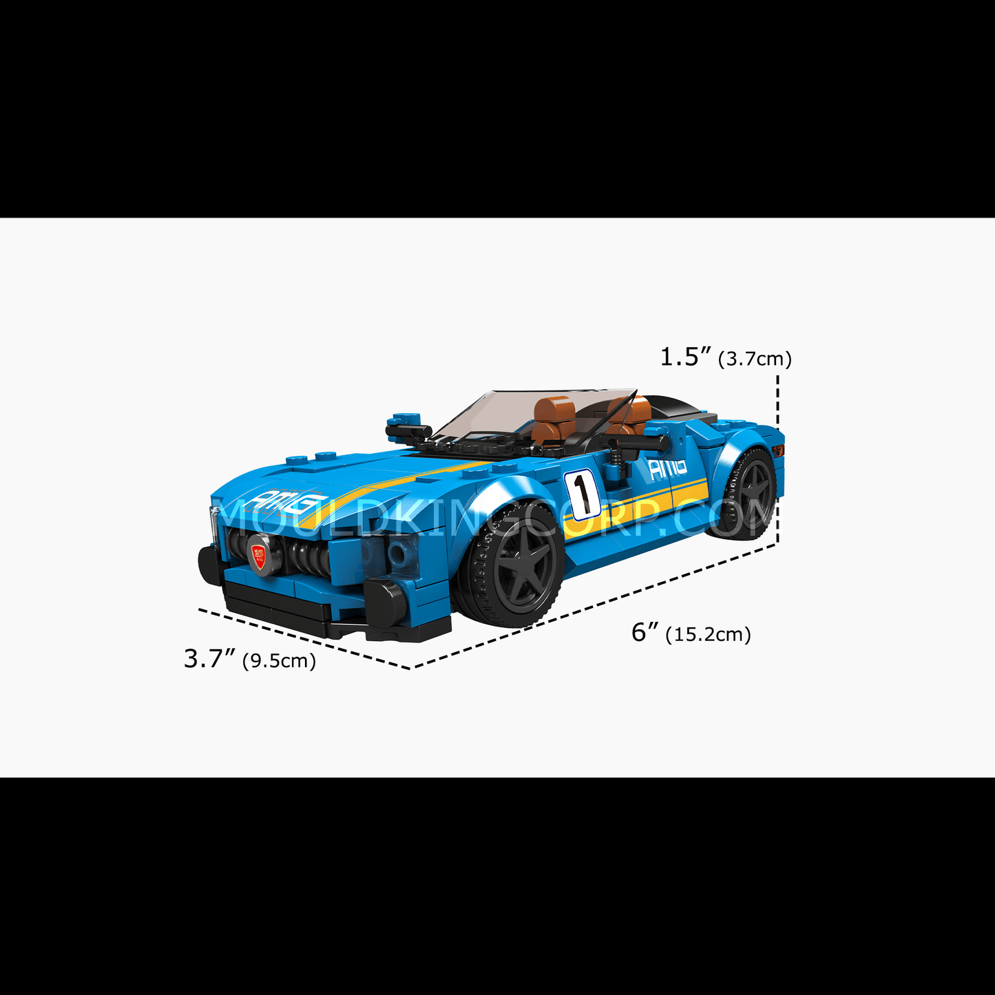 Mould King 27045 AMG GTC Convertible Car Model Building Set | 336 PCS