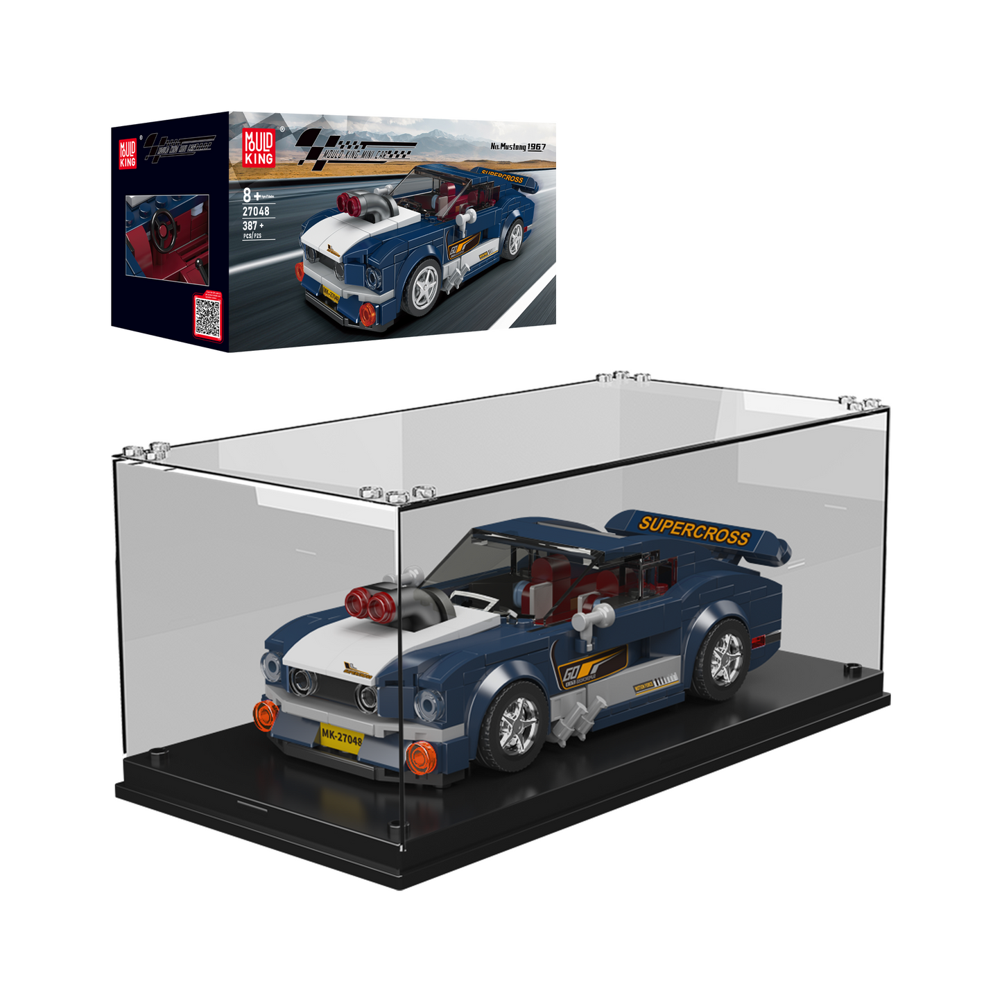 Mould King 27048 Mustang 1967 Car Model Building Set | 376 Pcs