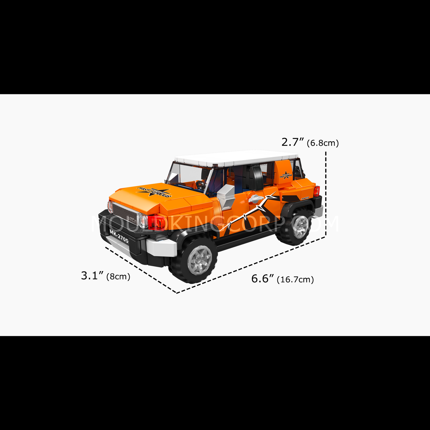 Mould King 27059 FJ Cruiser SUV Building Set | 414 Pcs