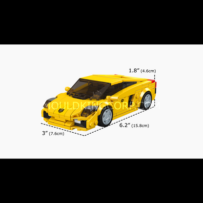 Mould King 27076 Lambo Gallardo Car Model Building Set | 342 Pcs