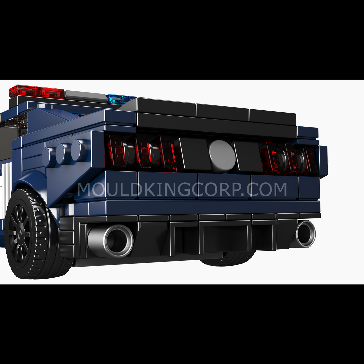 Mould King 27090 Shelby GT500 Police Car Building Set | 489 Pcs
