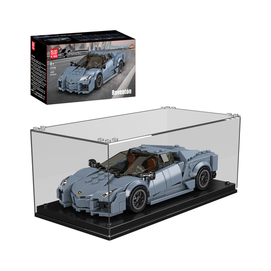 Mould King 27108 Reventón Blue Hypercar Model Building Set | 442 Pcs