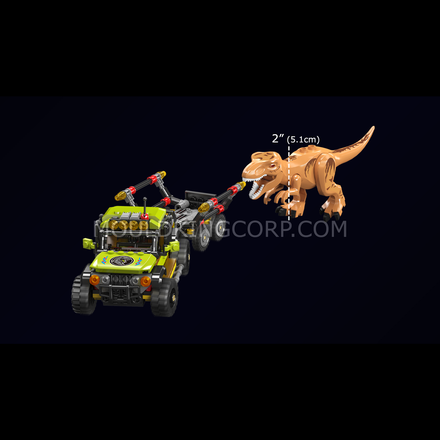 Mould King 29003 T-Rex Capture Truck Building Set | 344 Pcs