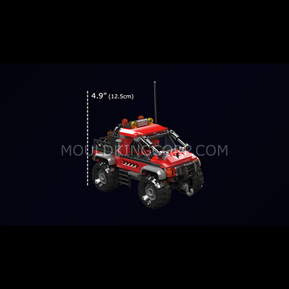 Mould King 29004 Ankylosaurus Helicopter & Off-Road Camp Dino Egg Building Set | 403 Pcs