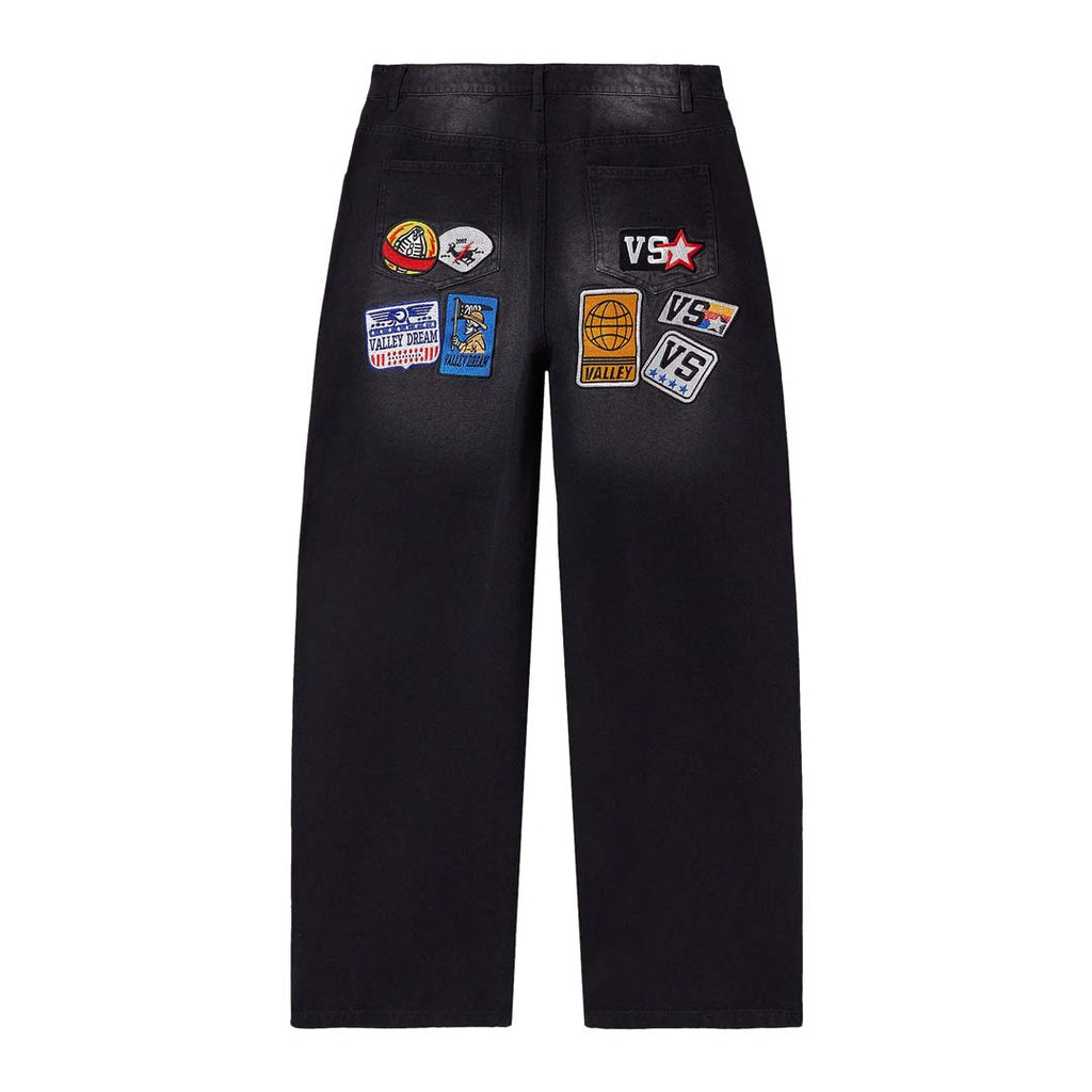 Vale Forever 1980s Painters Baggy Pants 'Black'