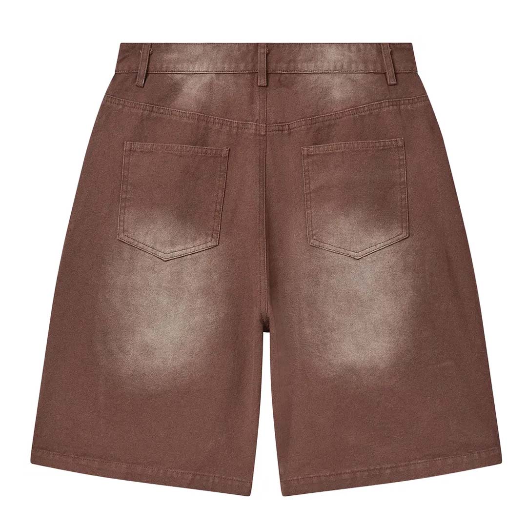 Vale Forever 1980s Patches Shorts Brown