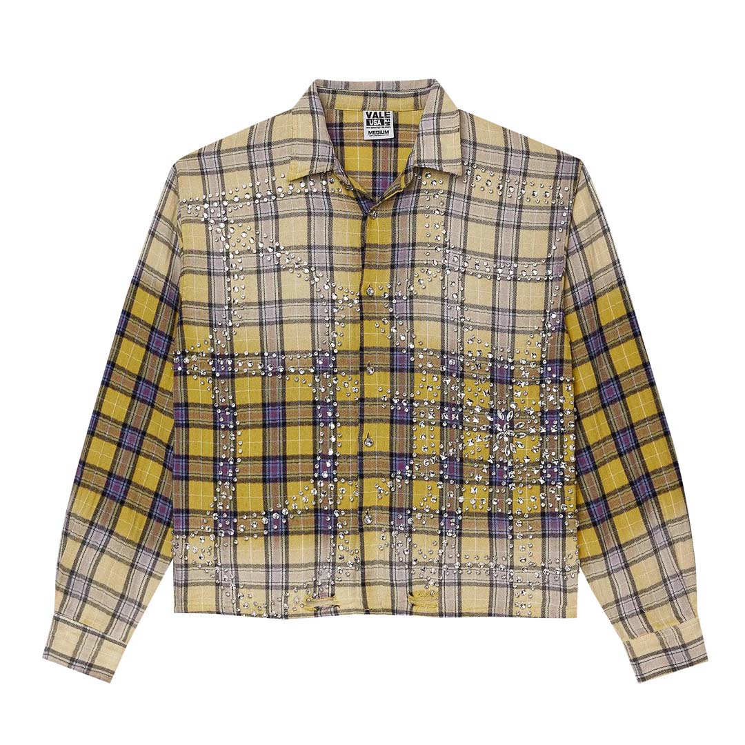 Vale Forever Lemonhead Flannel 'Yellow/Blue'